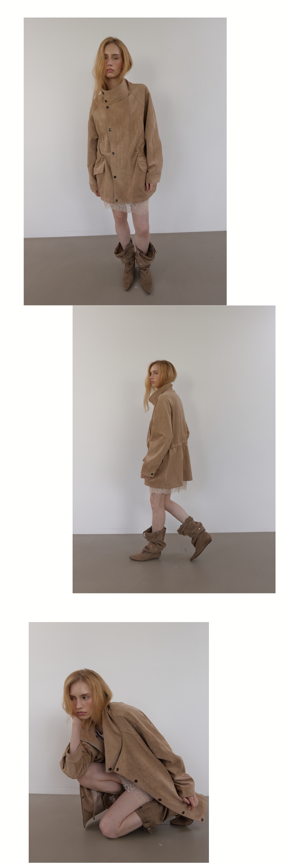 LEGACY STRING JUMPER (SUEDE BEIGE)