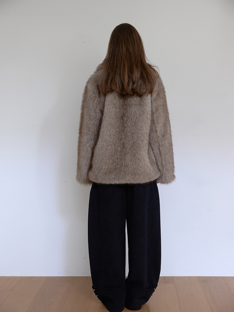 FOX MIDI FUR JACKET (BEIGE) | ファッション通販サイト NUGU