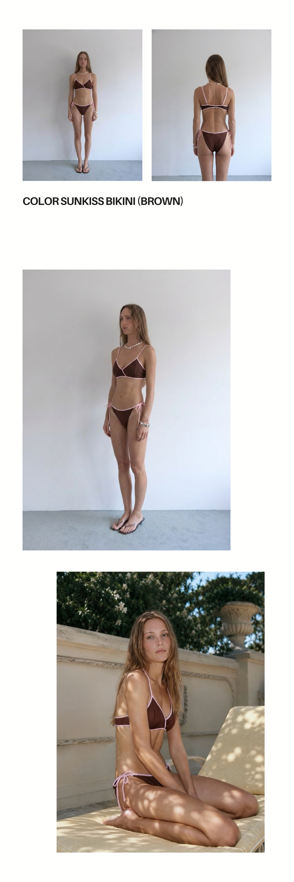 COLOR SUNKISS BIKINI (BROWN)