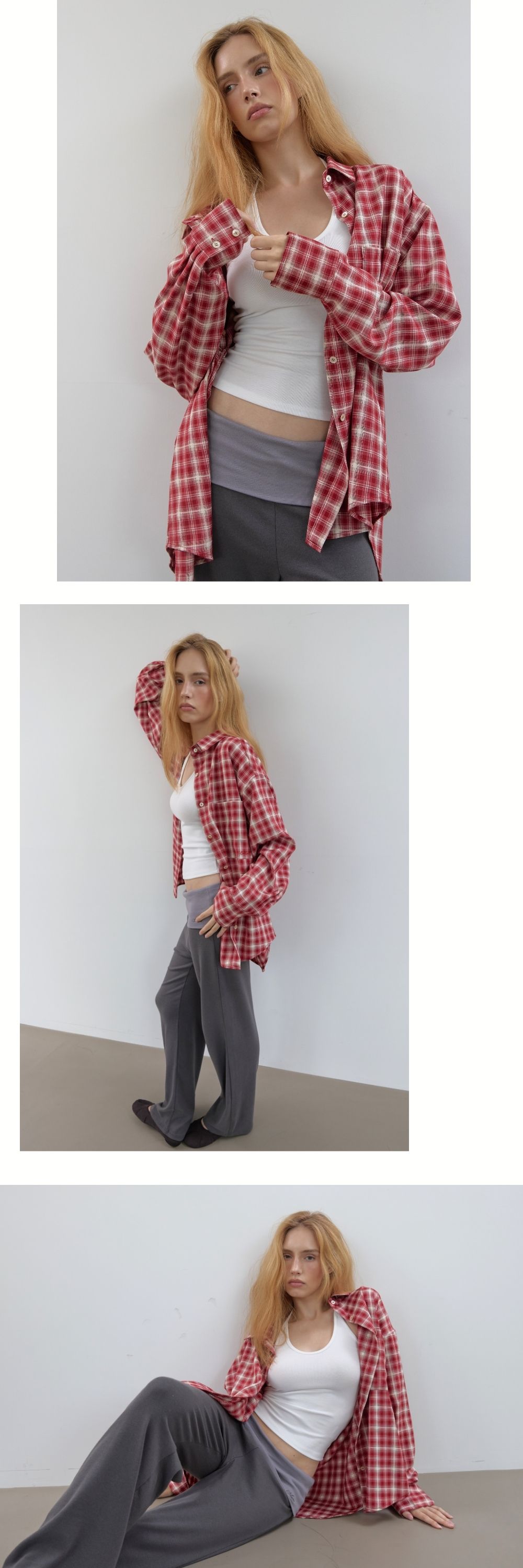 CLASSIC CHECK SHIRT (BOXI-RED)