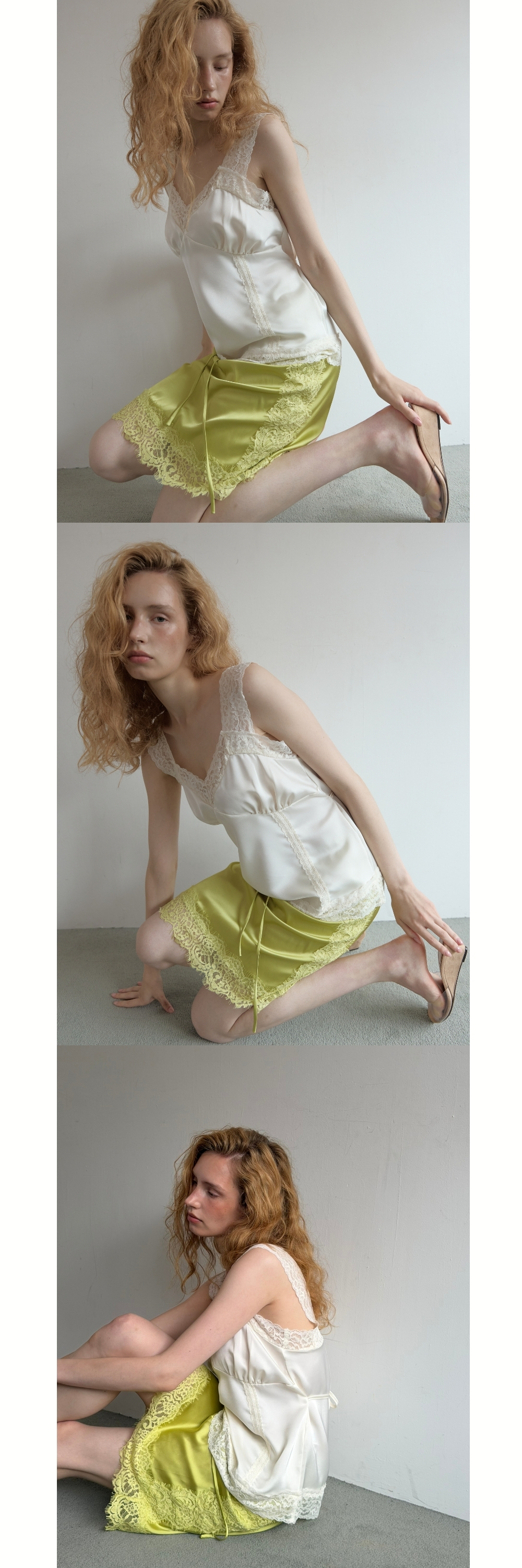 MOON SATIN TOP (IVORY)