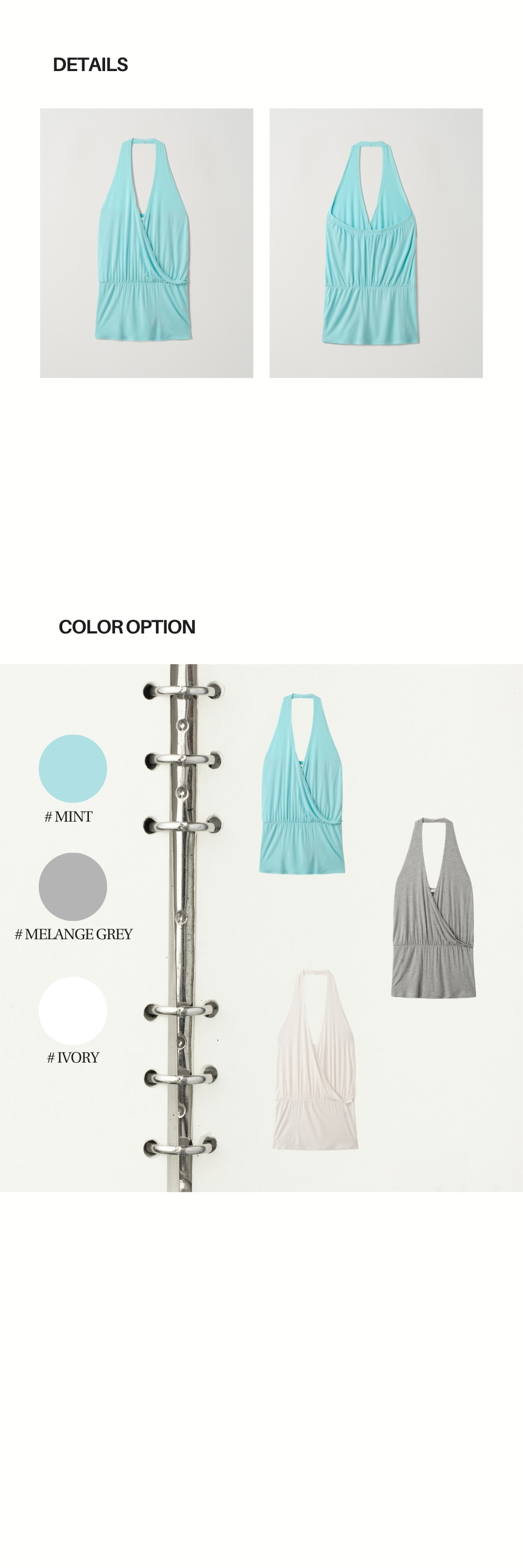 SUNSET WRAP DRESS (MINT)