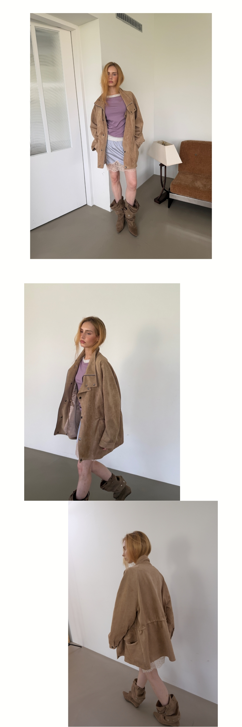 LEGACY STRING JUMPER (SUEDE BEIGE)