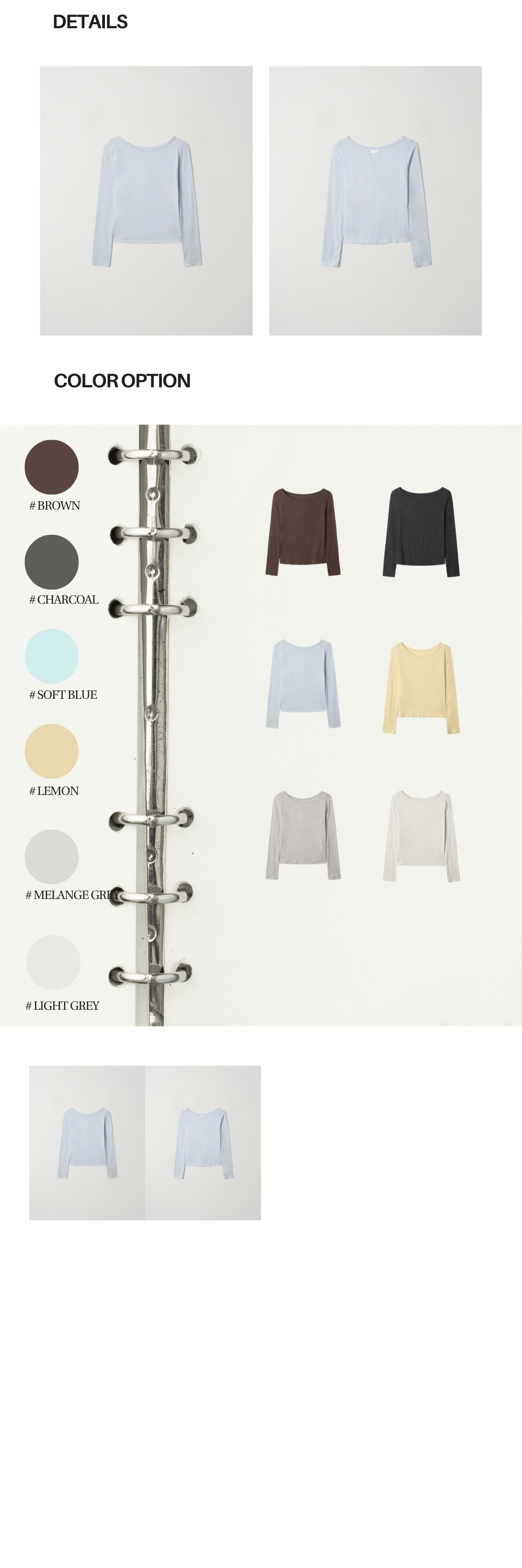 BASIC ANGORA BOAT T (SOFT BLUE)