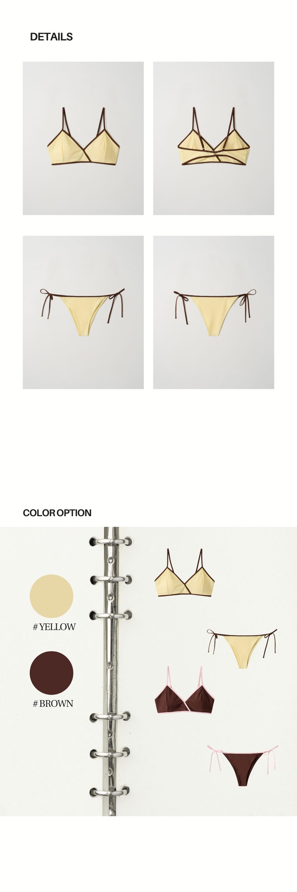 COLOR SUNKISS BIKINI (YELLOW)