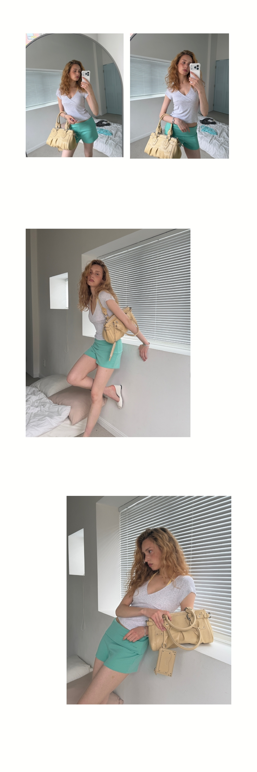 FOLDING SHORTS (MINT)