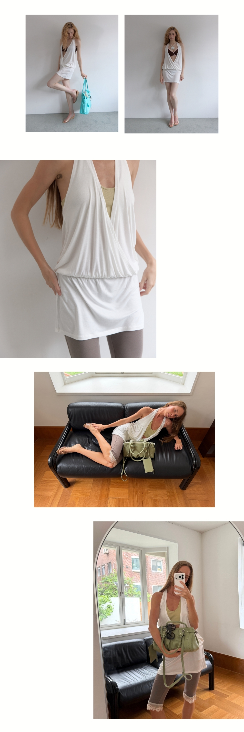 SUNSET WRAP DRESS (IVORY)