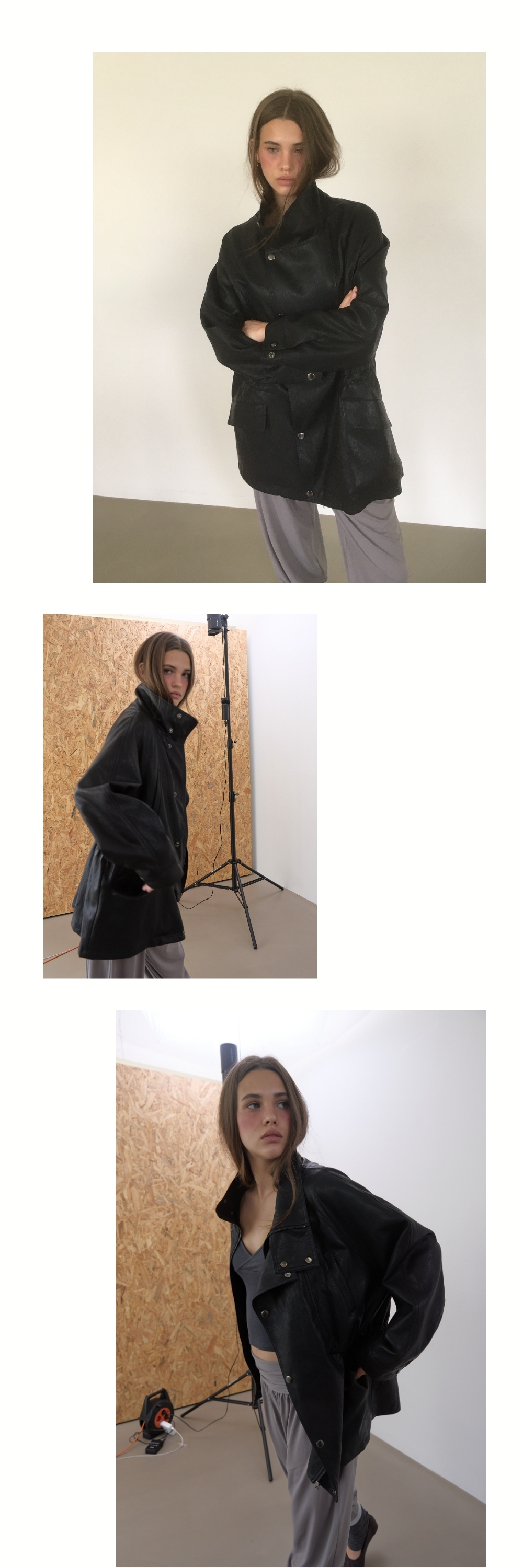 LEGACY STRING JUMPER (LEATHER BLACK)