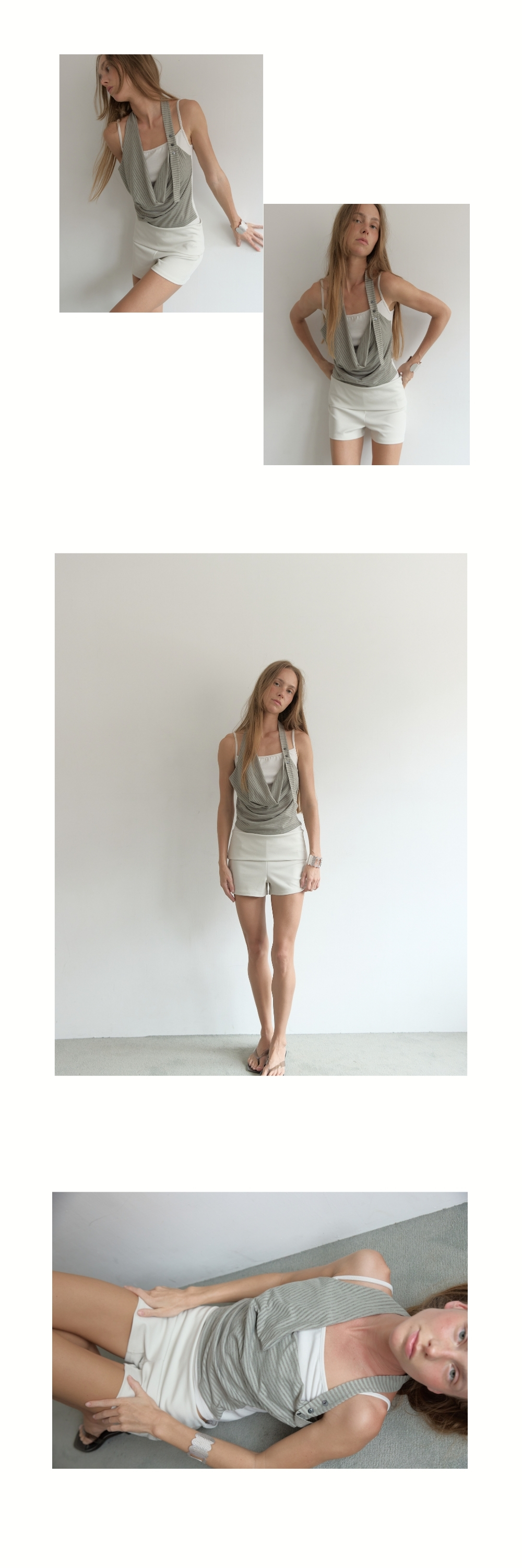 FOLDING SHORTS (BEIGE)