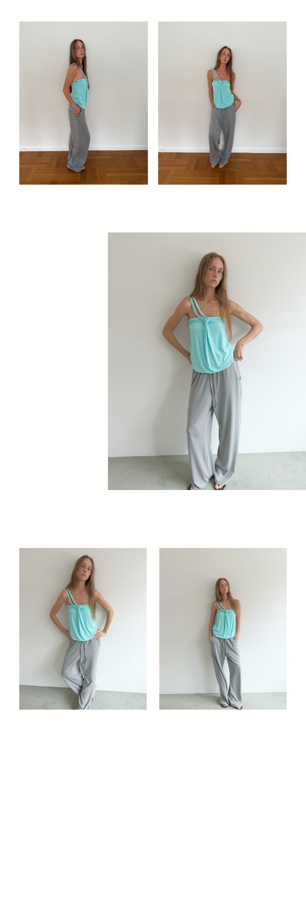 LAZY SWEAT PANTS - LONG (MELANGE GREY)