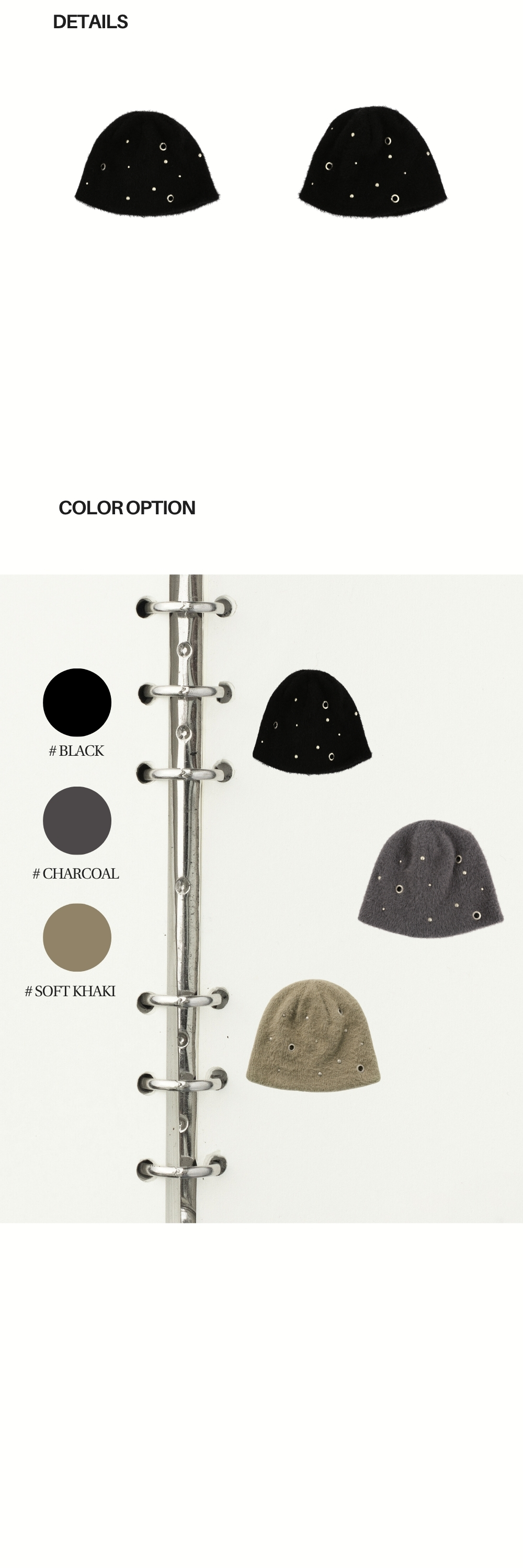 GALAXY KNIT BEANIE (BLACK)