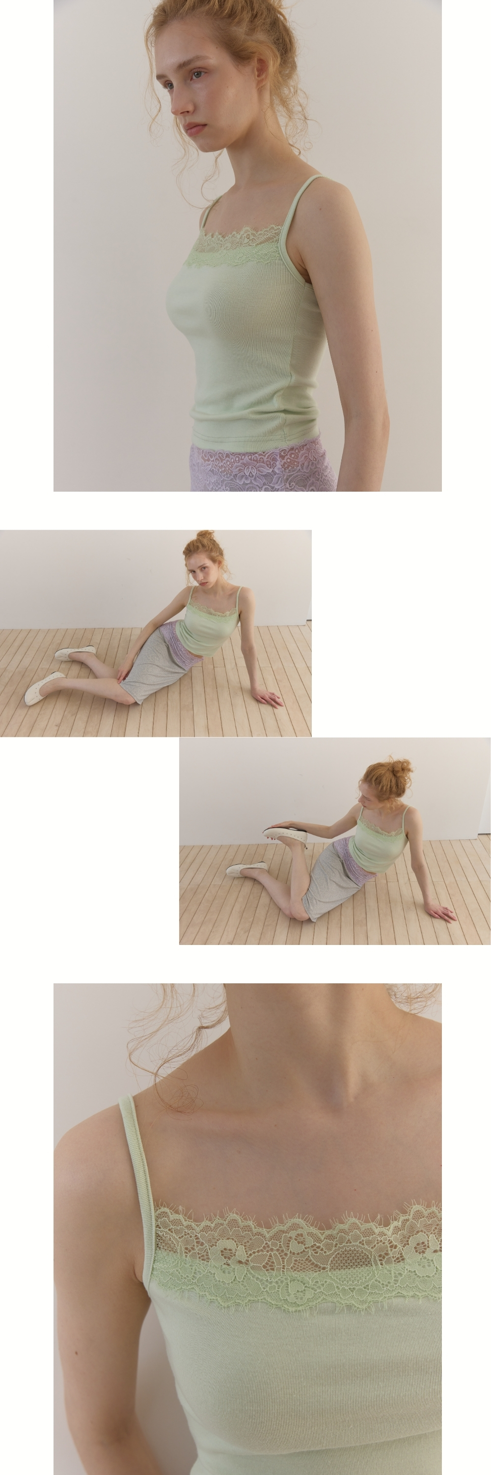 PALE LACE SLEEVELESS (MINT)(6월 9일 예약배송)