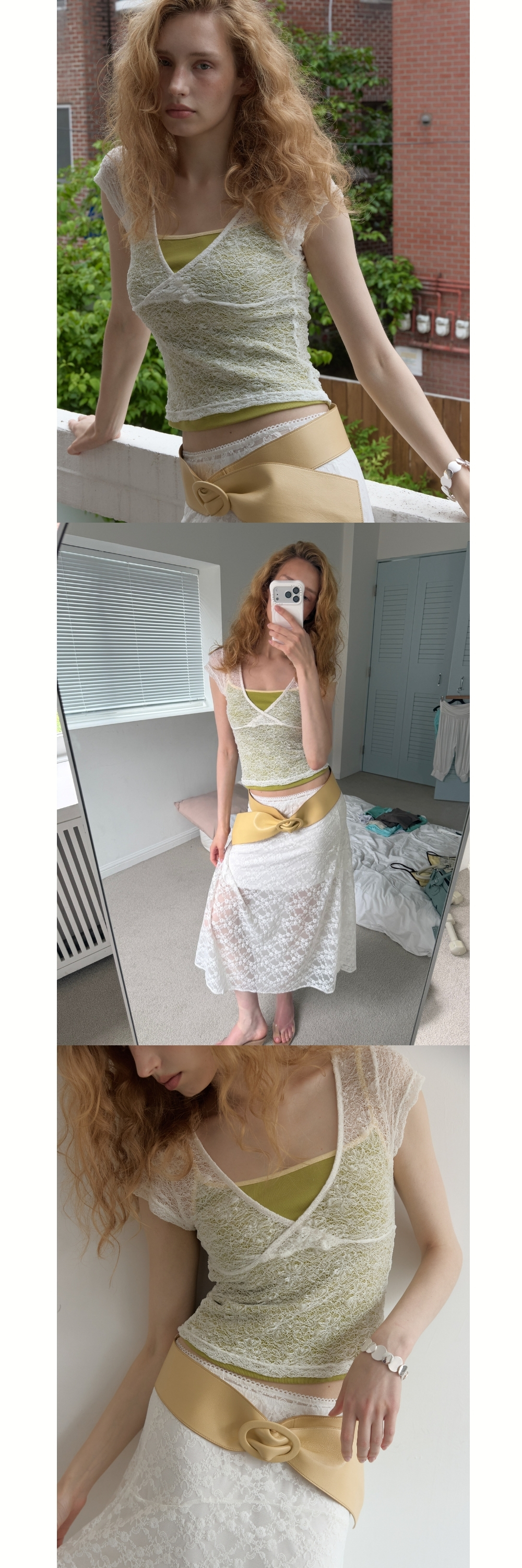 SHEER WRAP T (IVORY)