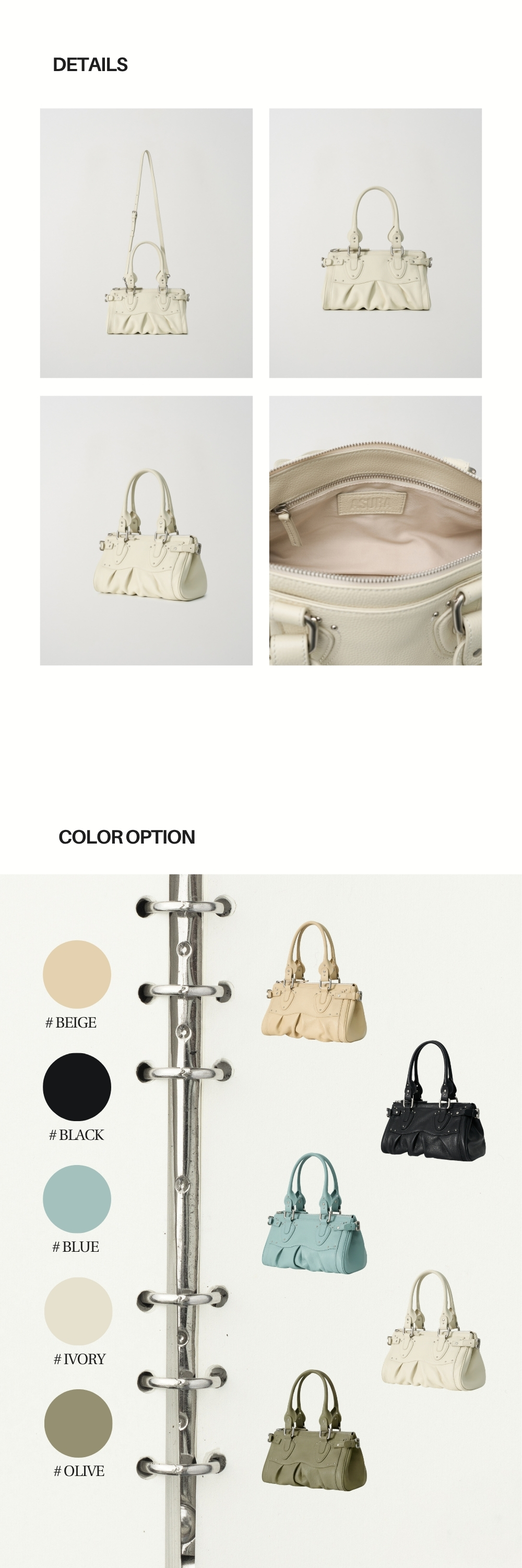 CITY BAG (IVORY) (6.8 PRE-ORDER DELIVERY)