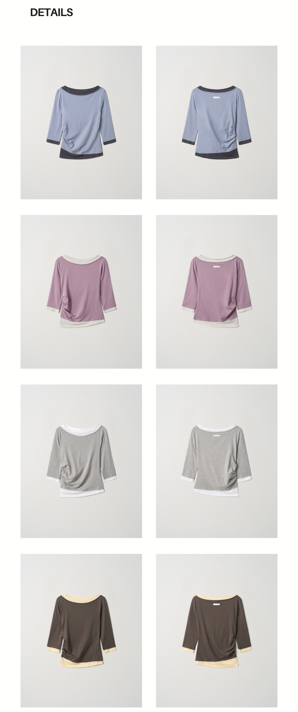 SIDE TUCK T (2+1)