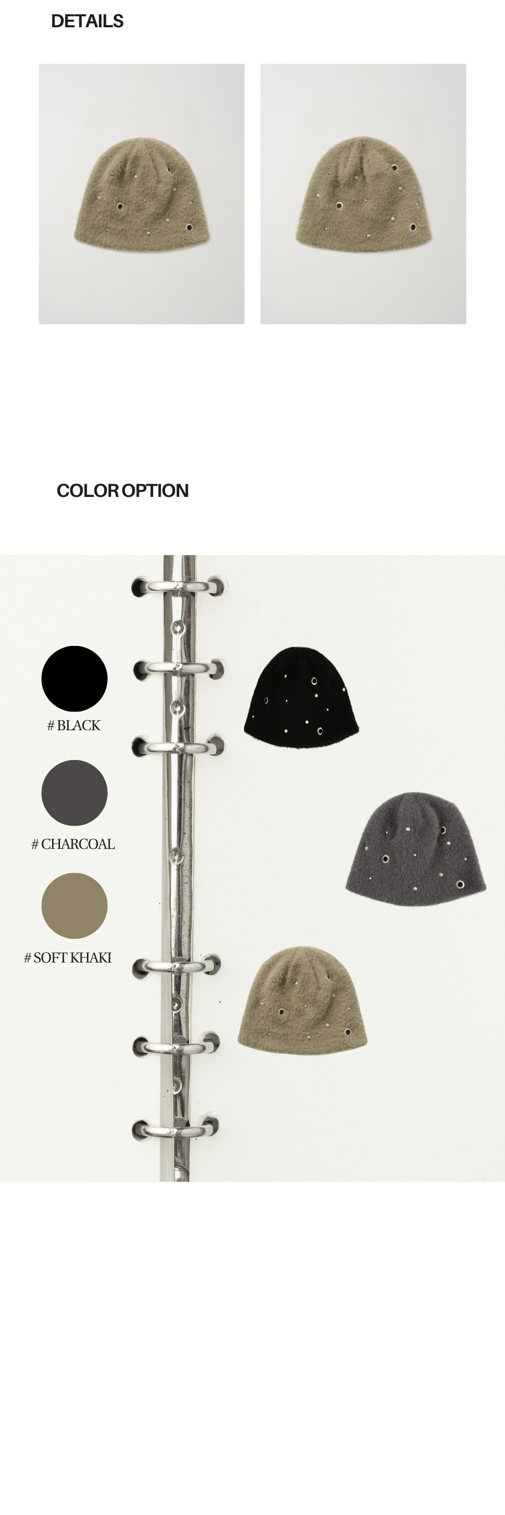 GALAXY KNIT BEANIE (SOFT KHAKI)
