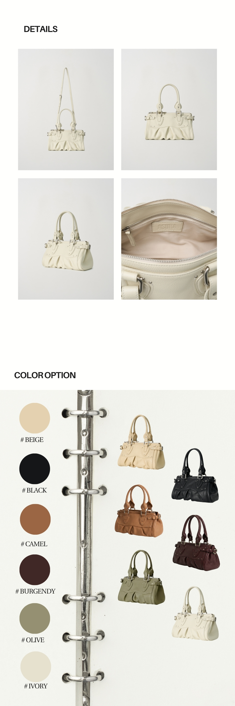 CITY BAG (IVORY) (8월 31일 예약배송)