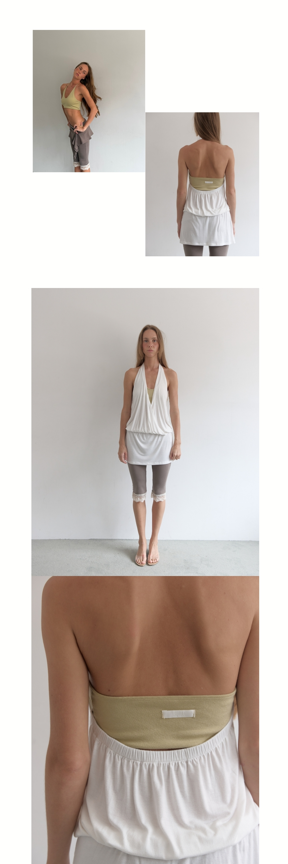 HALTER SHORT TOP (GREEN)