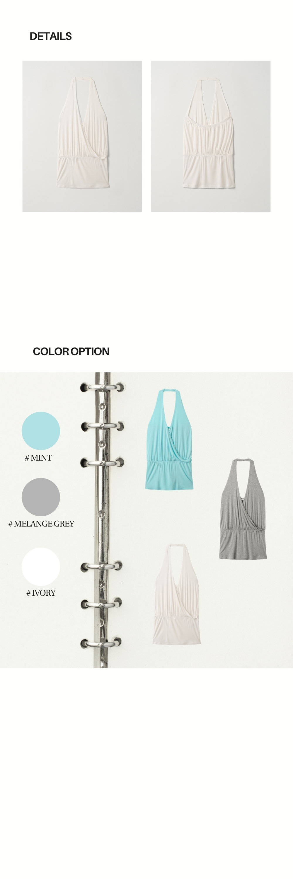 SUNSET WRAP DRESS (IVORY)