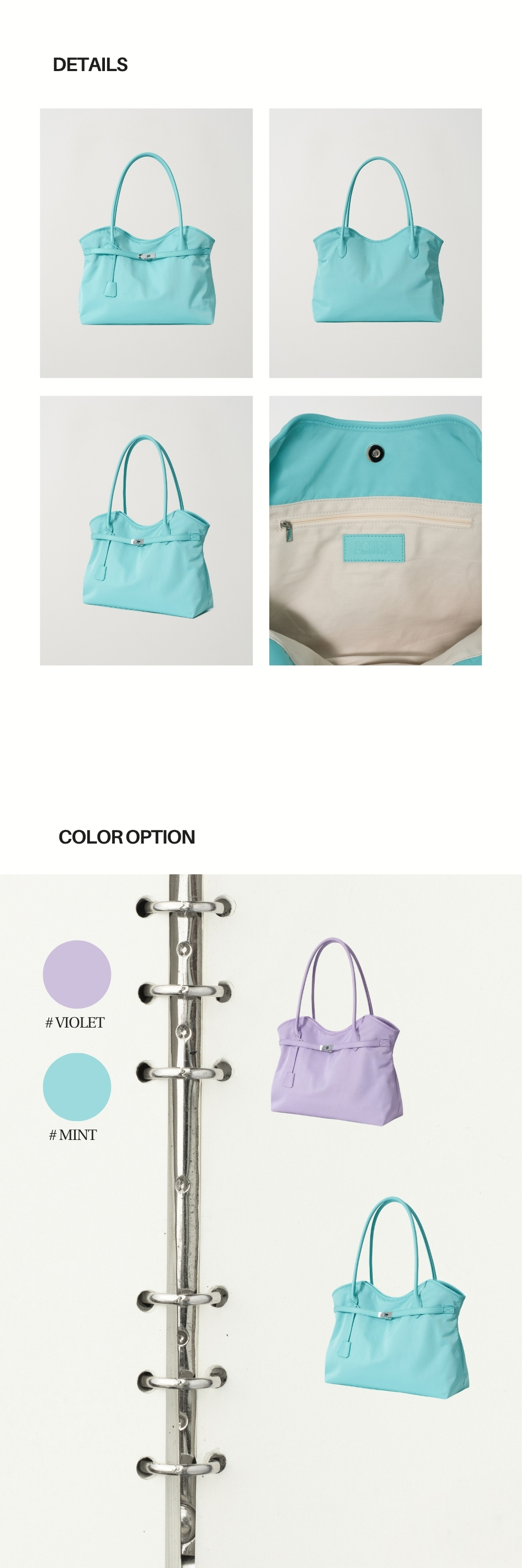 NYLON BIRKIN BAG (MINT) (6월 15일 예약배송)