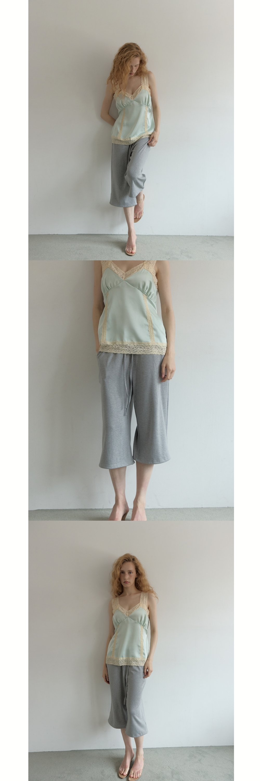 LAZY SWEAT PANTS - SHORT (MELANGE GREY)