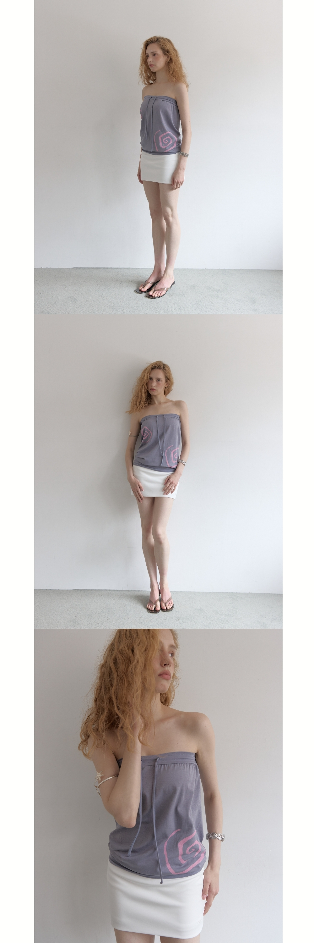 MELT TUBE TOP (DEEP BLUE)