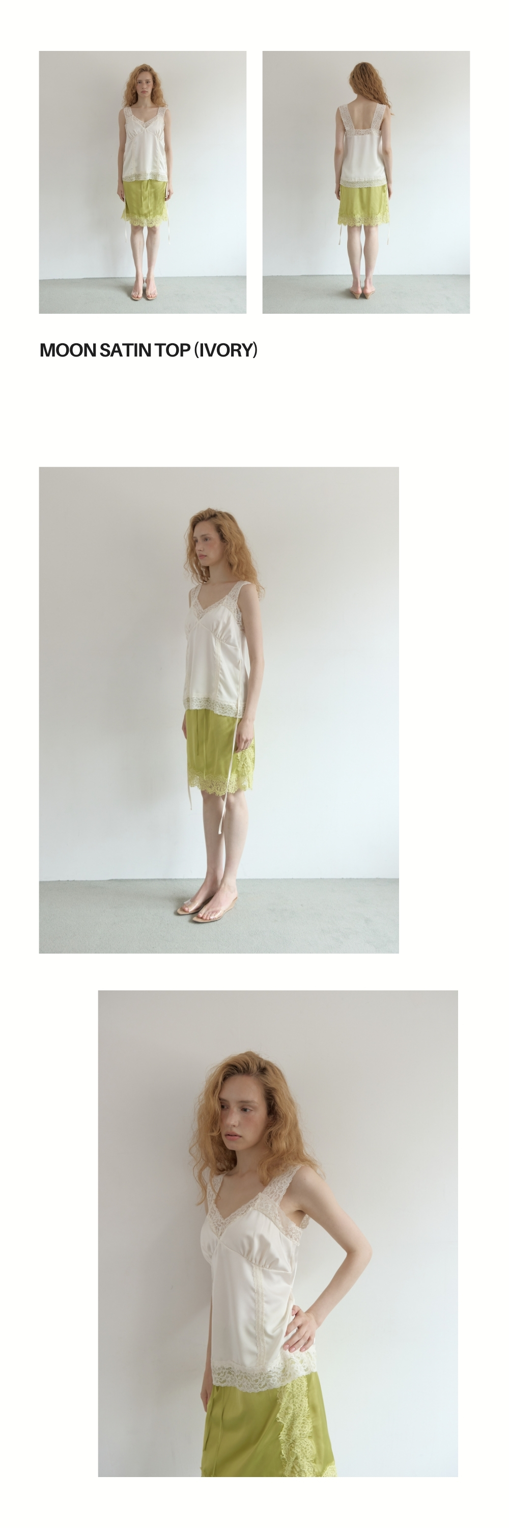 MOON SATIN TOP (IVORY)