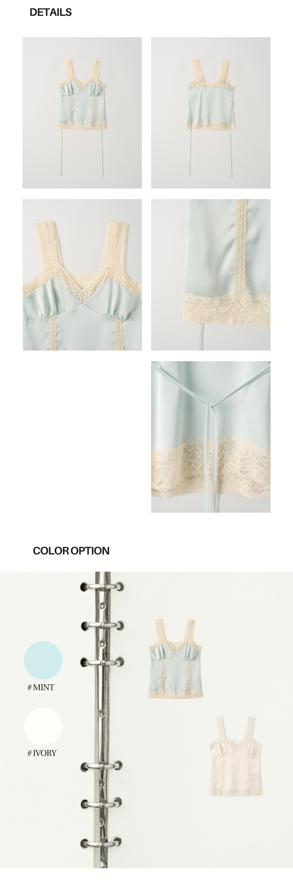 MOON SATIN TOP (MINT)