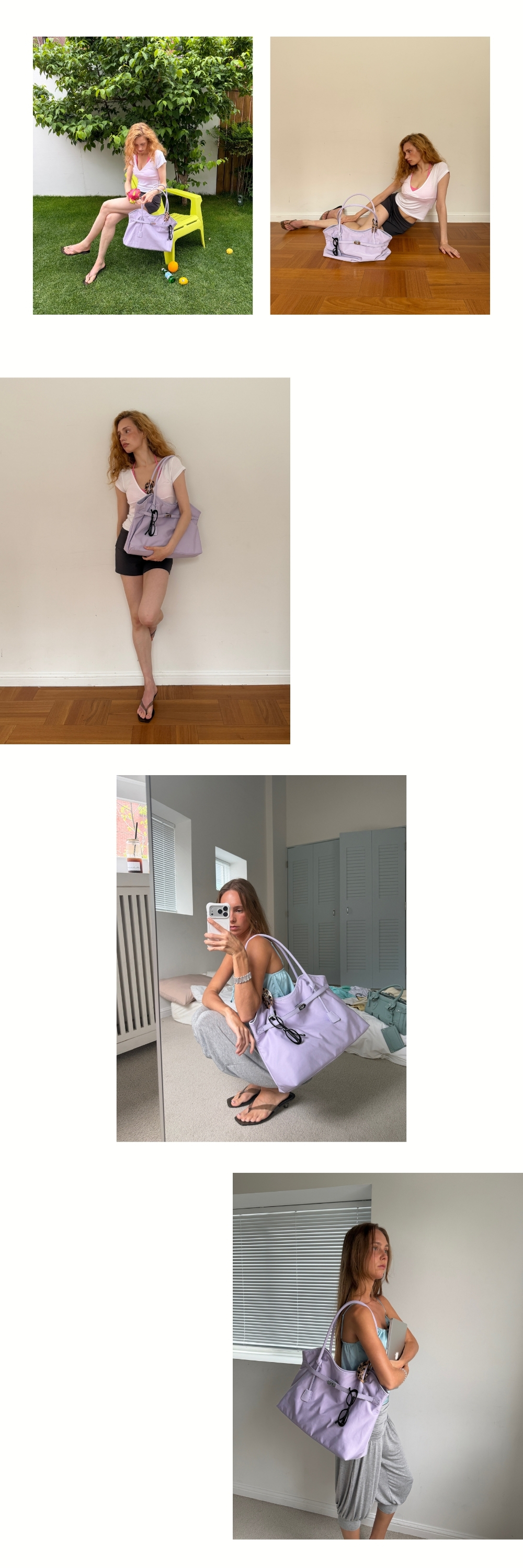 NYLON BIRKIN BAG (VIOLET) (6.15 PRE-ORDER DELIVERY)