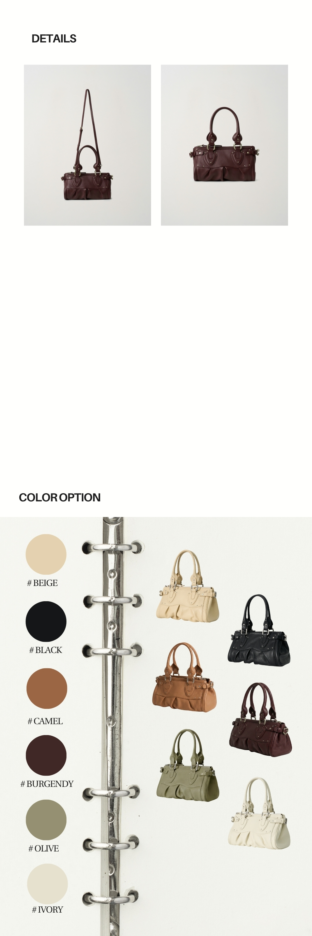 CITY BAG (BURGENDY)