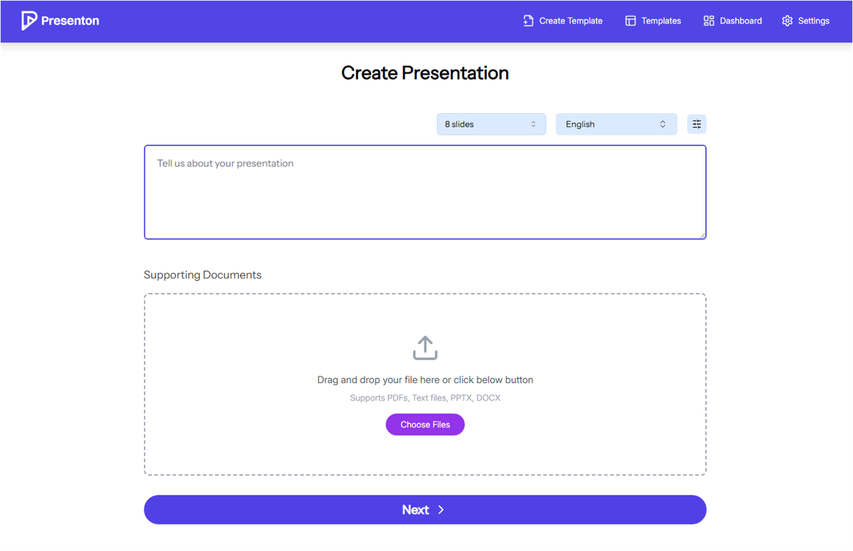 Presentation 生成 AI