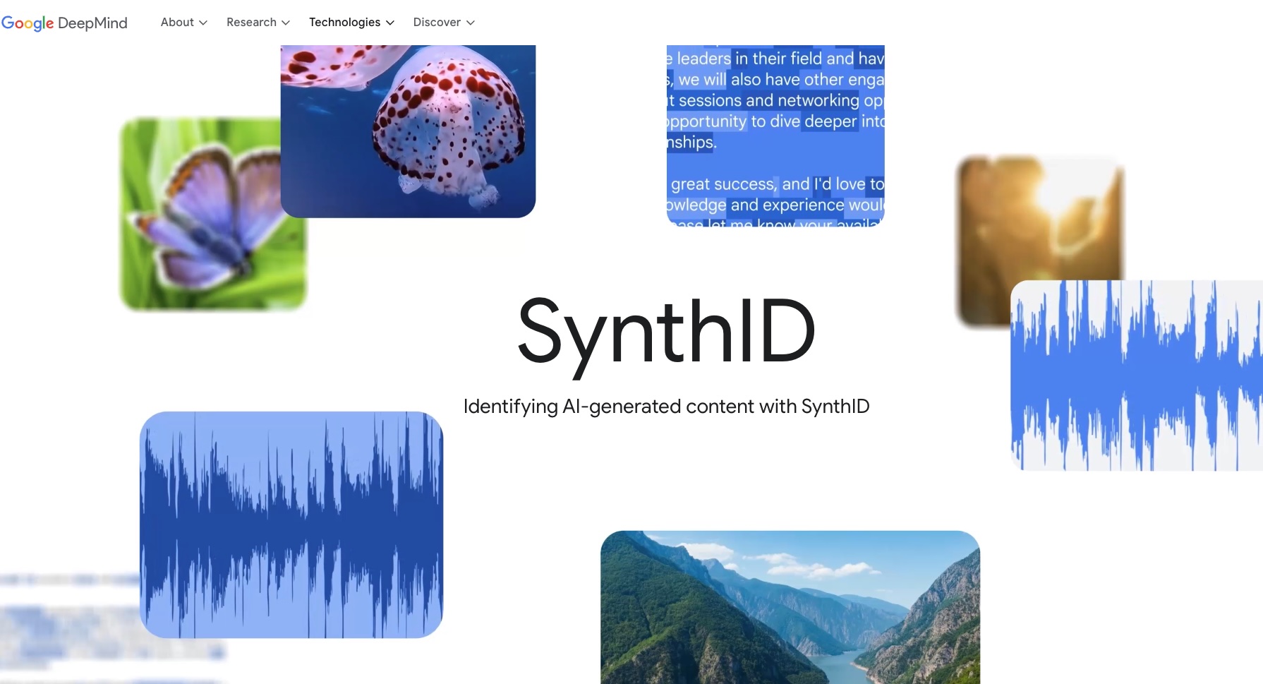 AI 소식. 2024-10-25] SynthID: 생성형 AI 콘텐츠 식별 솔루션 오픈소스로 공개 : 블로그