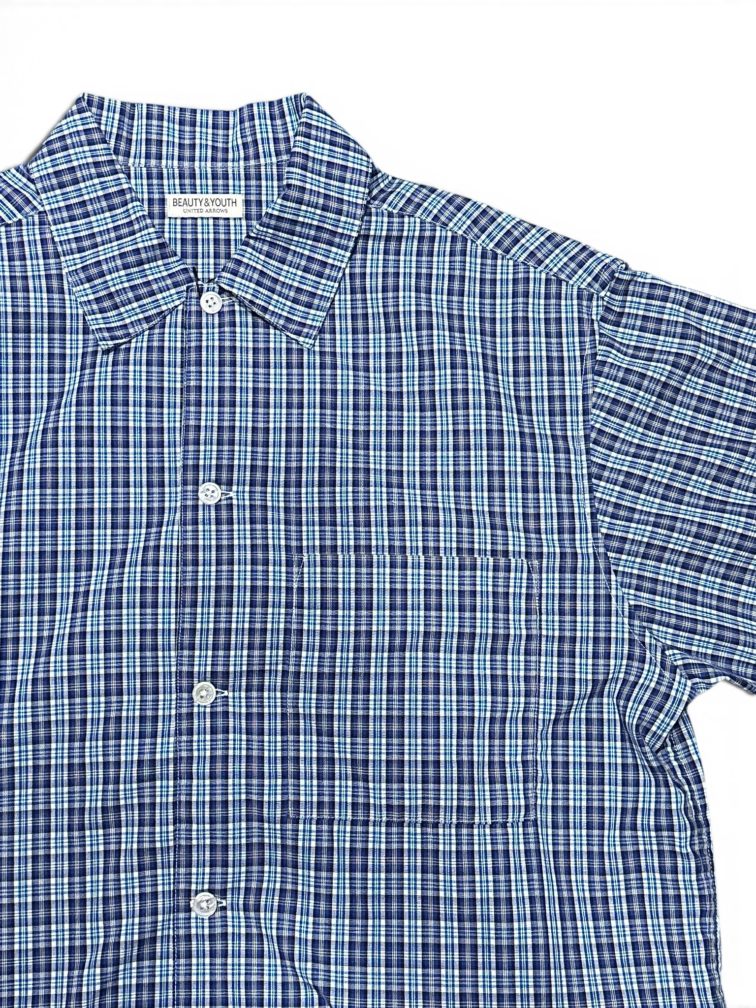 Beauty&Youth United Arrows Check Short Shirt