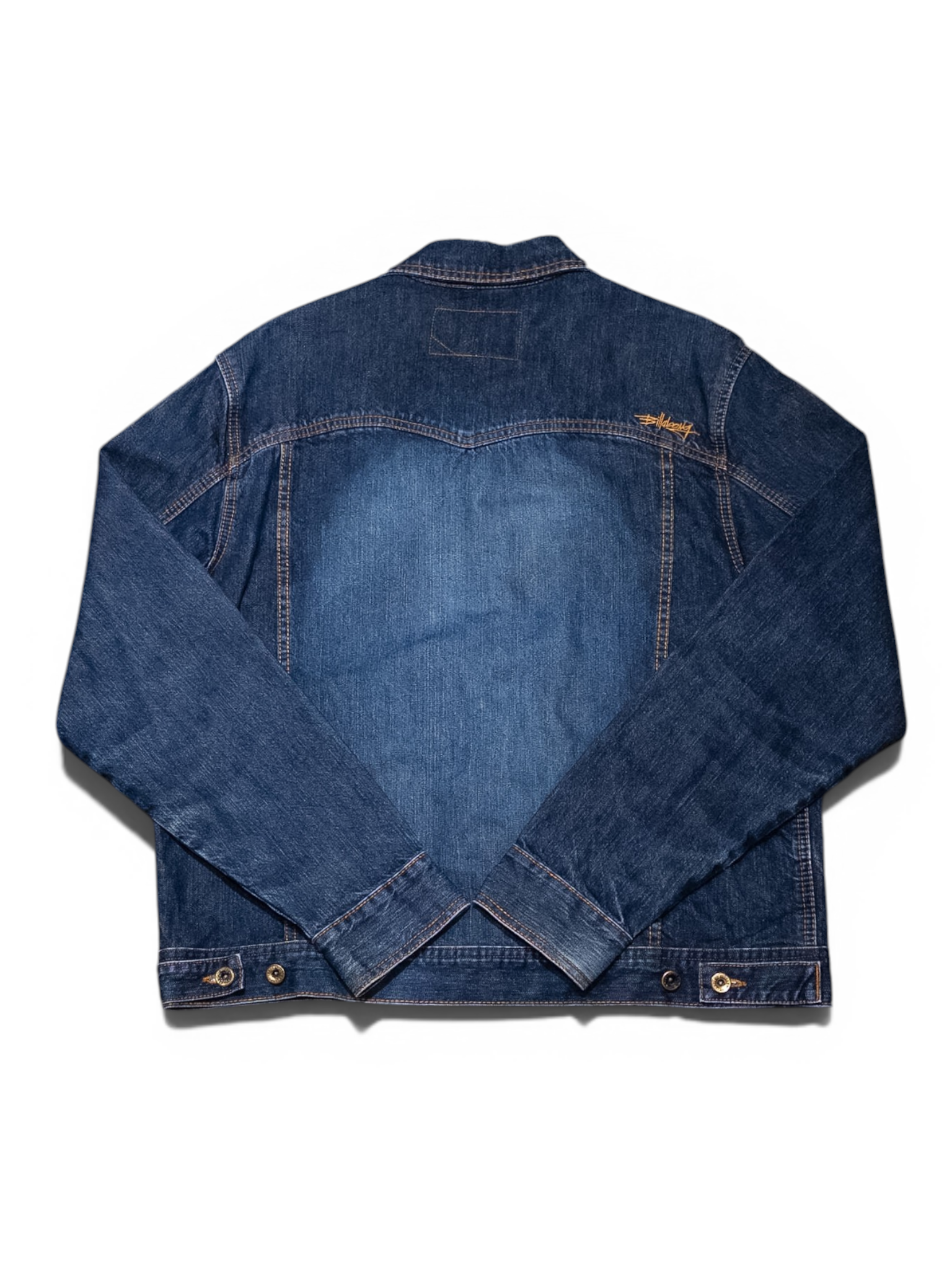 Billabong 90s vintage denim dark wash trucker made in U.S.A