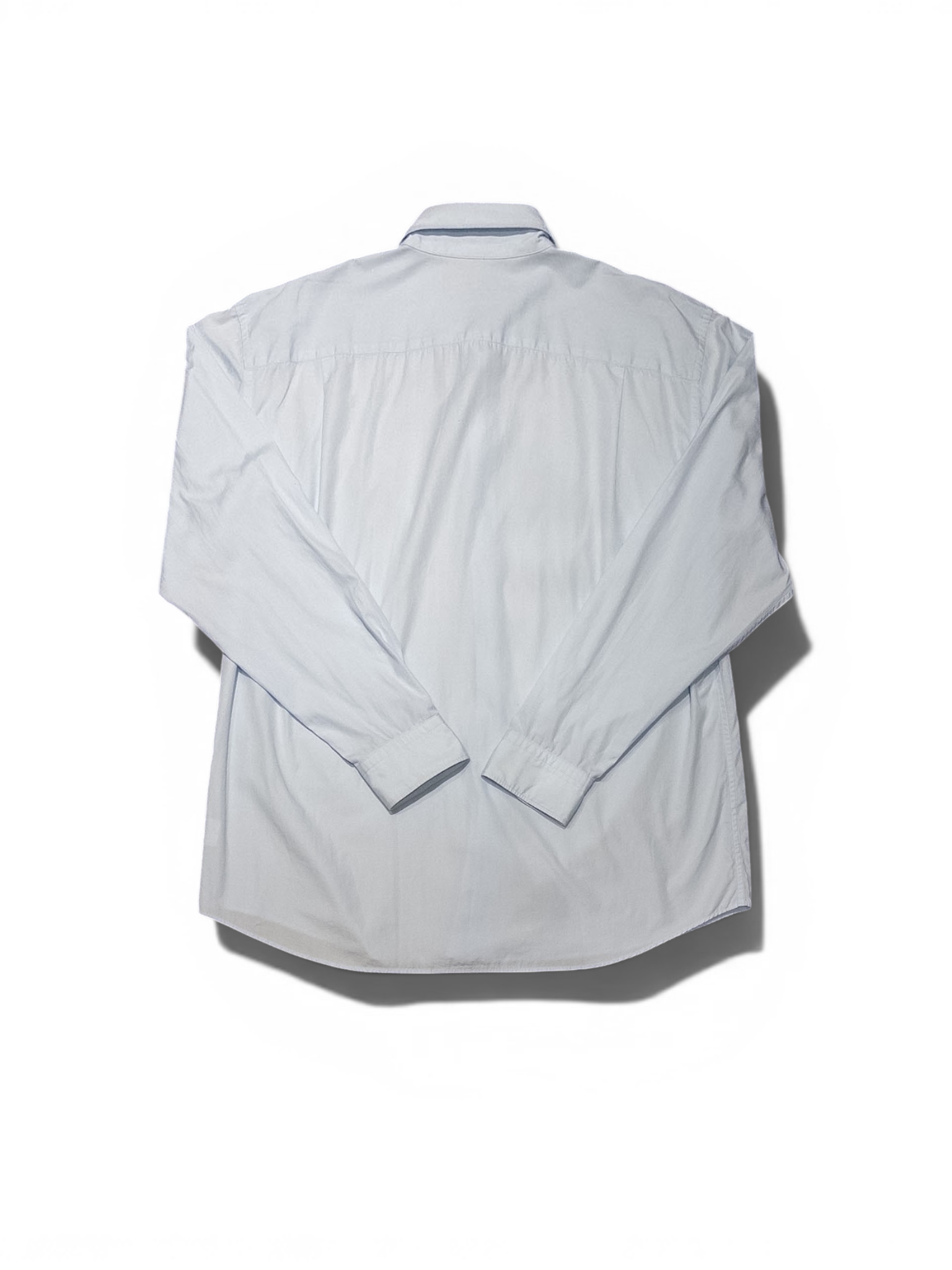 ssey Miyake Men Hidden Button Shirt