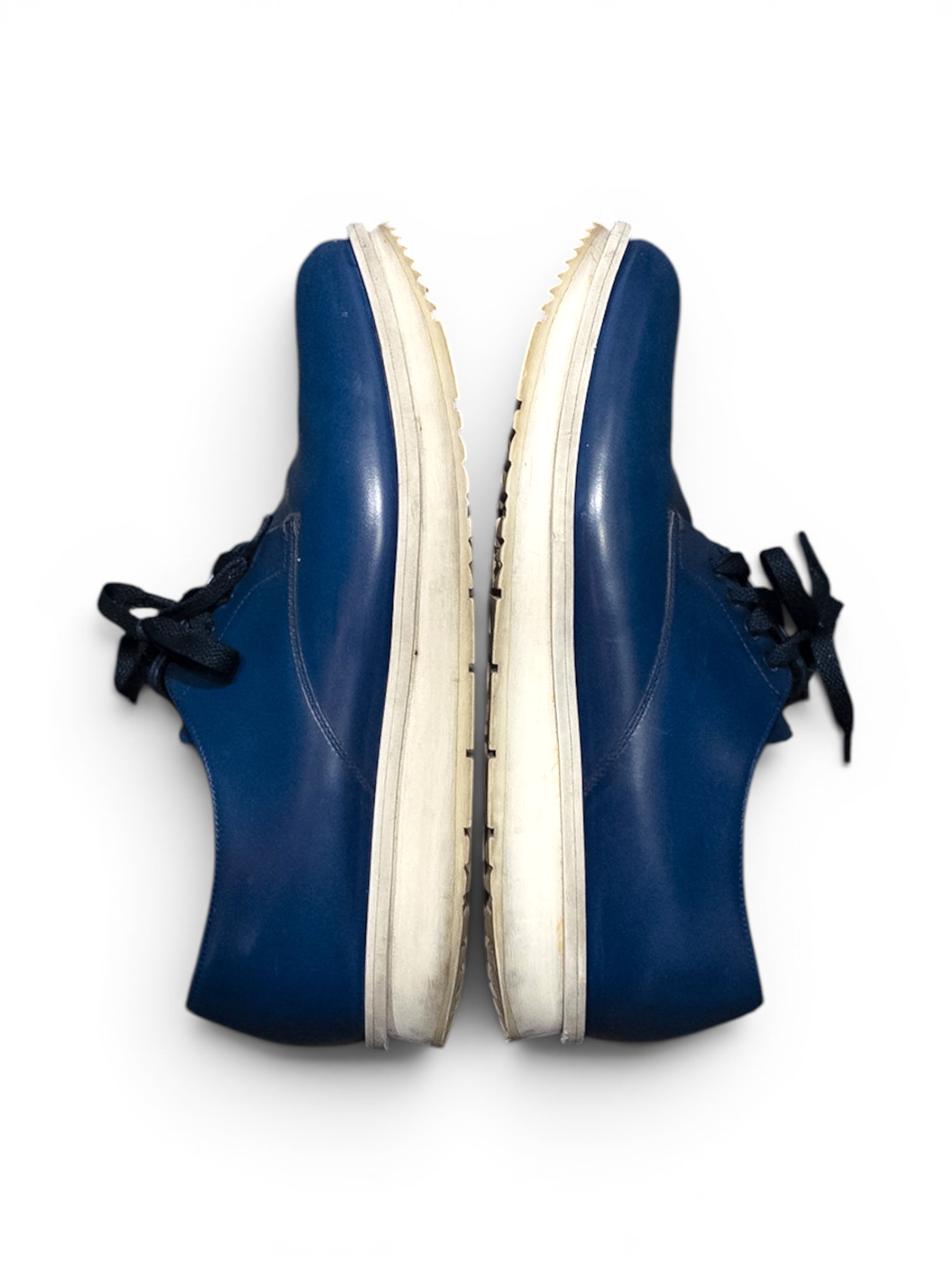 PRADA Blue Derby Shoes 7 1/2