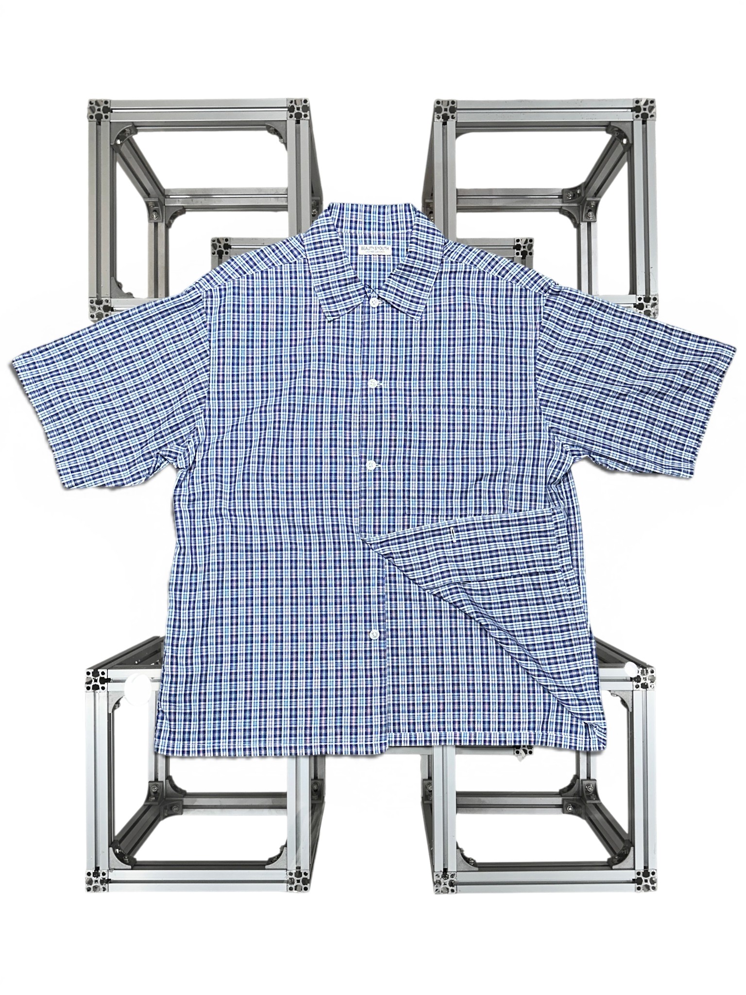 Beauty&Youth United Arrows Check Short Shirt