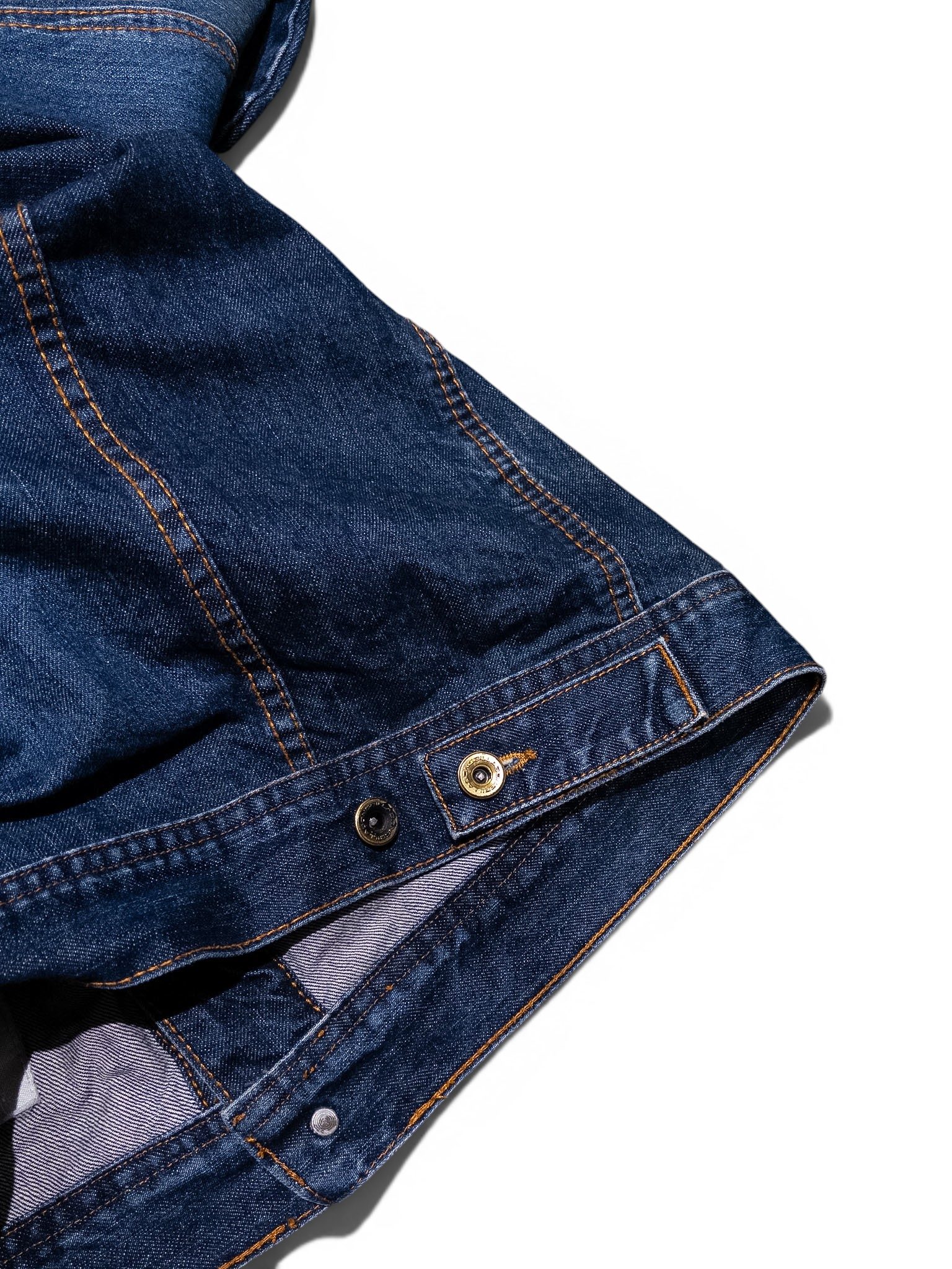 Billabong 90s vintage denim dark wash trucker made in U.S.A