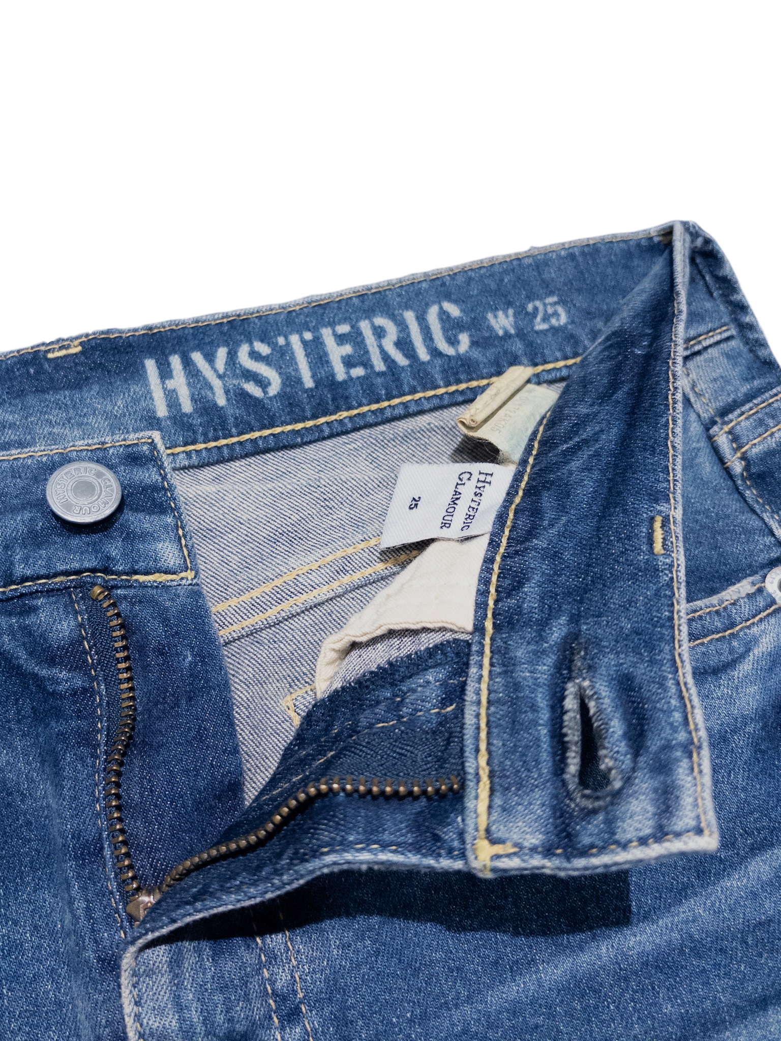 Hysteric Glamour Spider’s Web Denim Skirt
