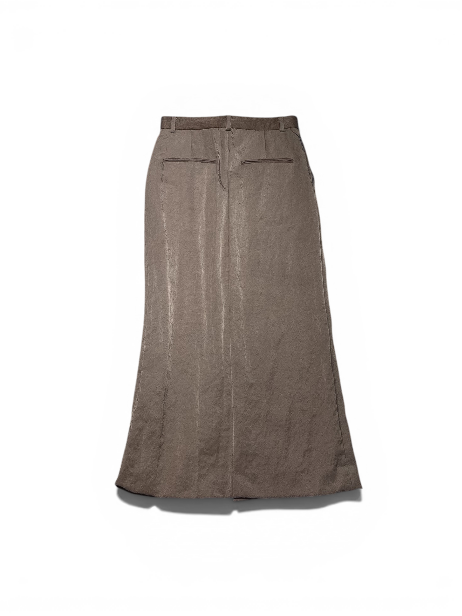 ATON straight skirt Brown