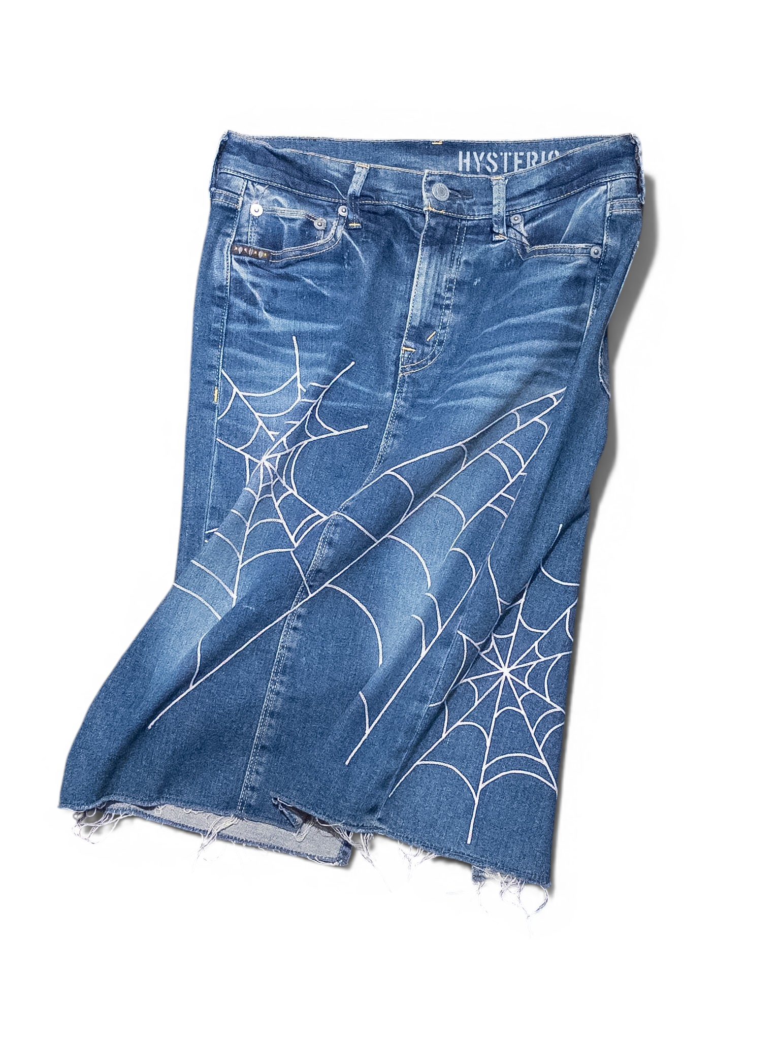 Hysteric Glamour Spider’s Web Denim Skirt