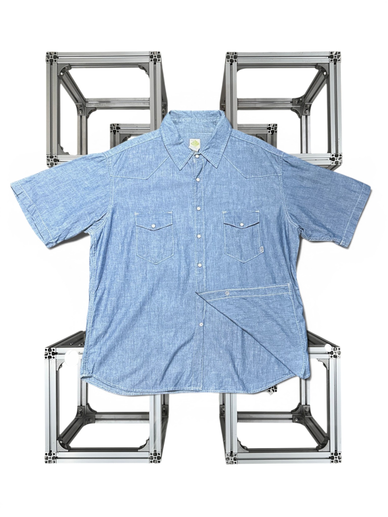 Post Overalls Short Shirt Sleeve
