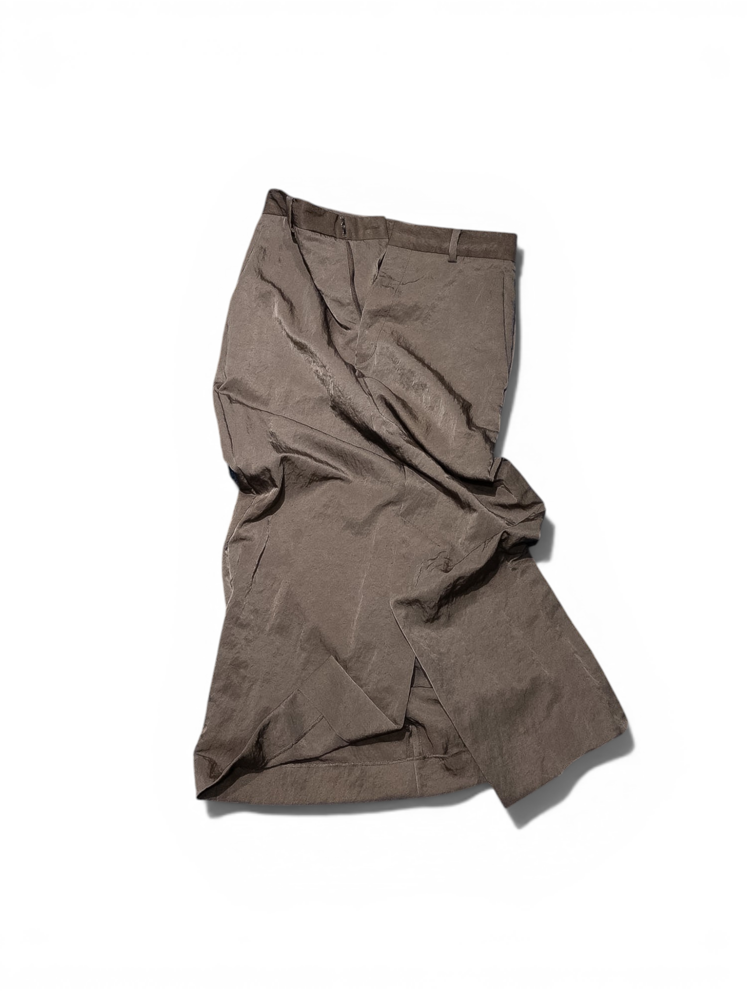 ATON straight skirt Brown