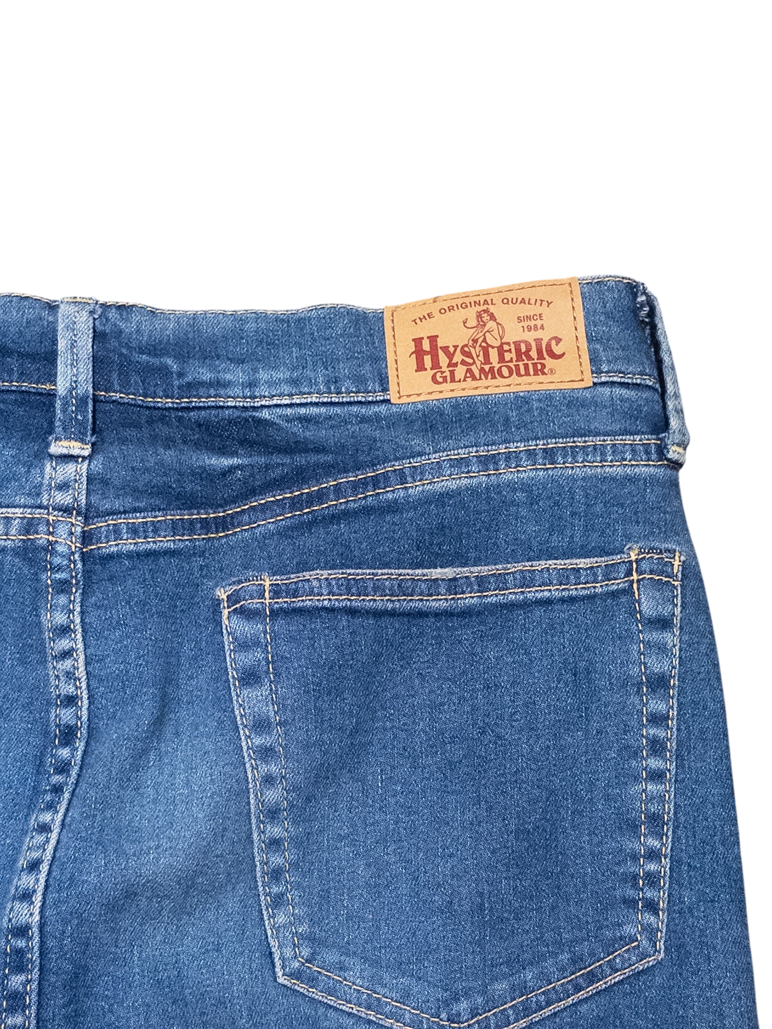 Hysteric Glamour Spider’s Web Denim Skirt