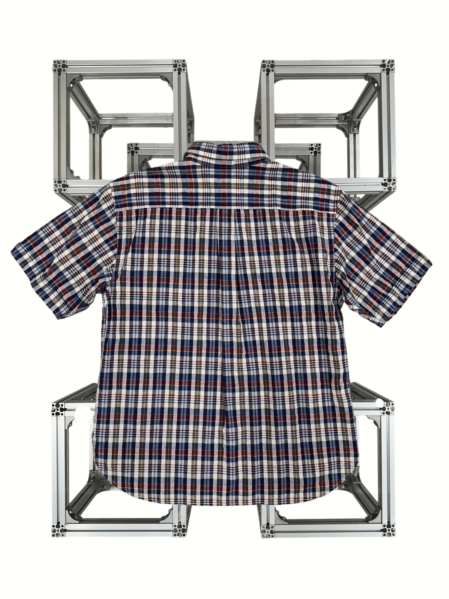 BONCOURA Madras Check Anorak Shirt