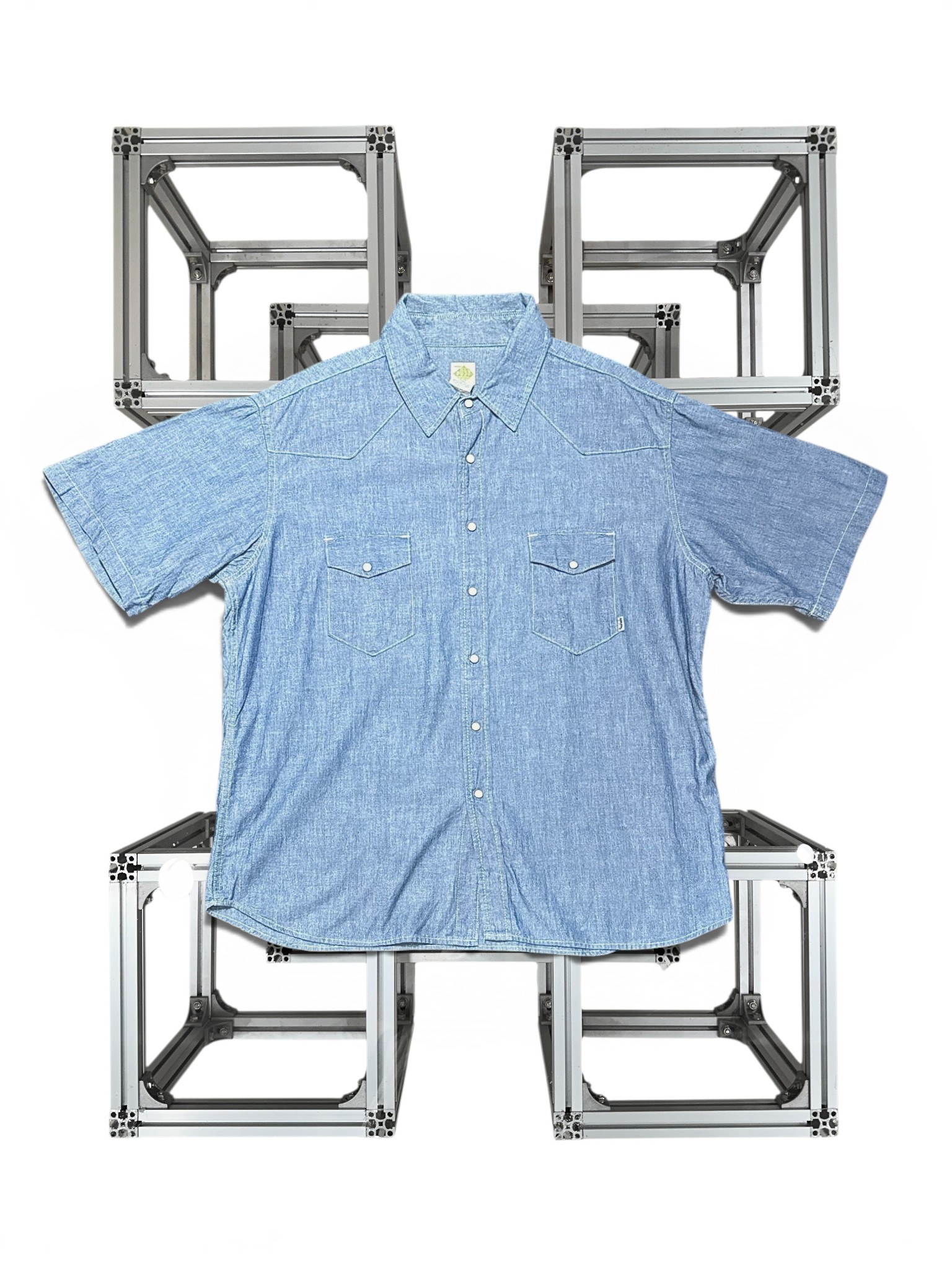 Post Overalls Short Shirt Sleeve
