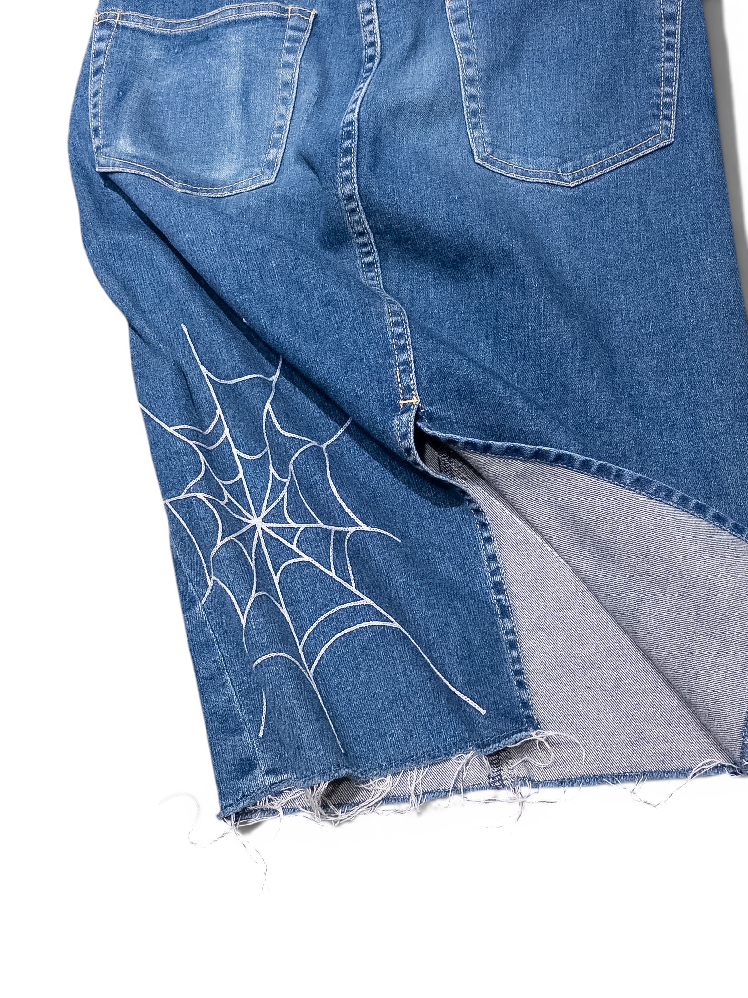 Hysteric Glamour Spider’s Web Denim Skirt