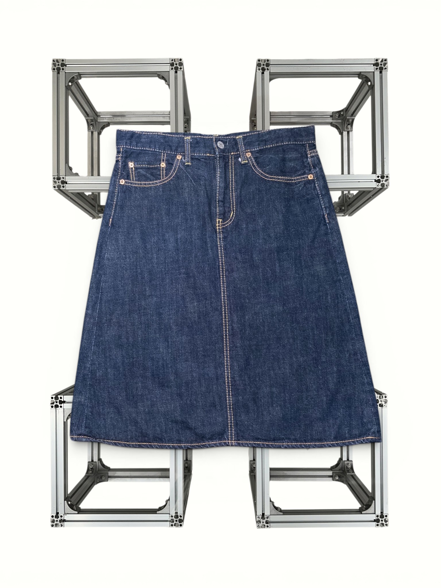 Omnigod Denim Skirt