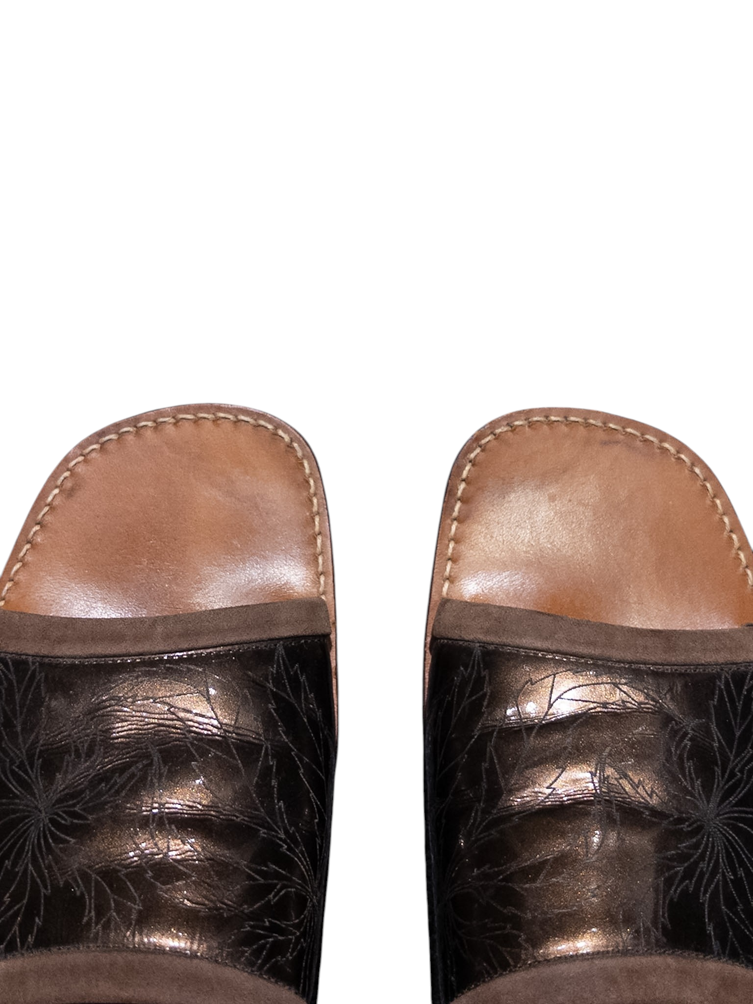 drestrip Sunny Beach Leather Slides 275