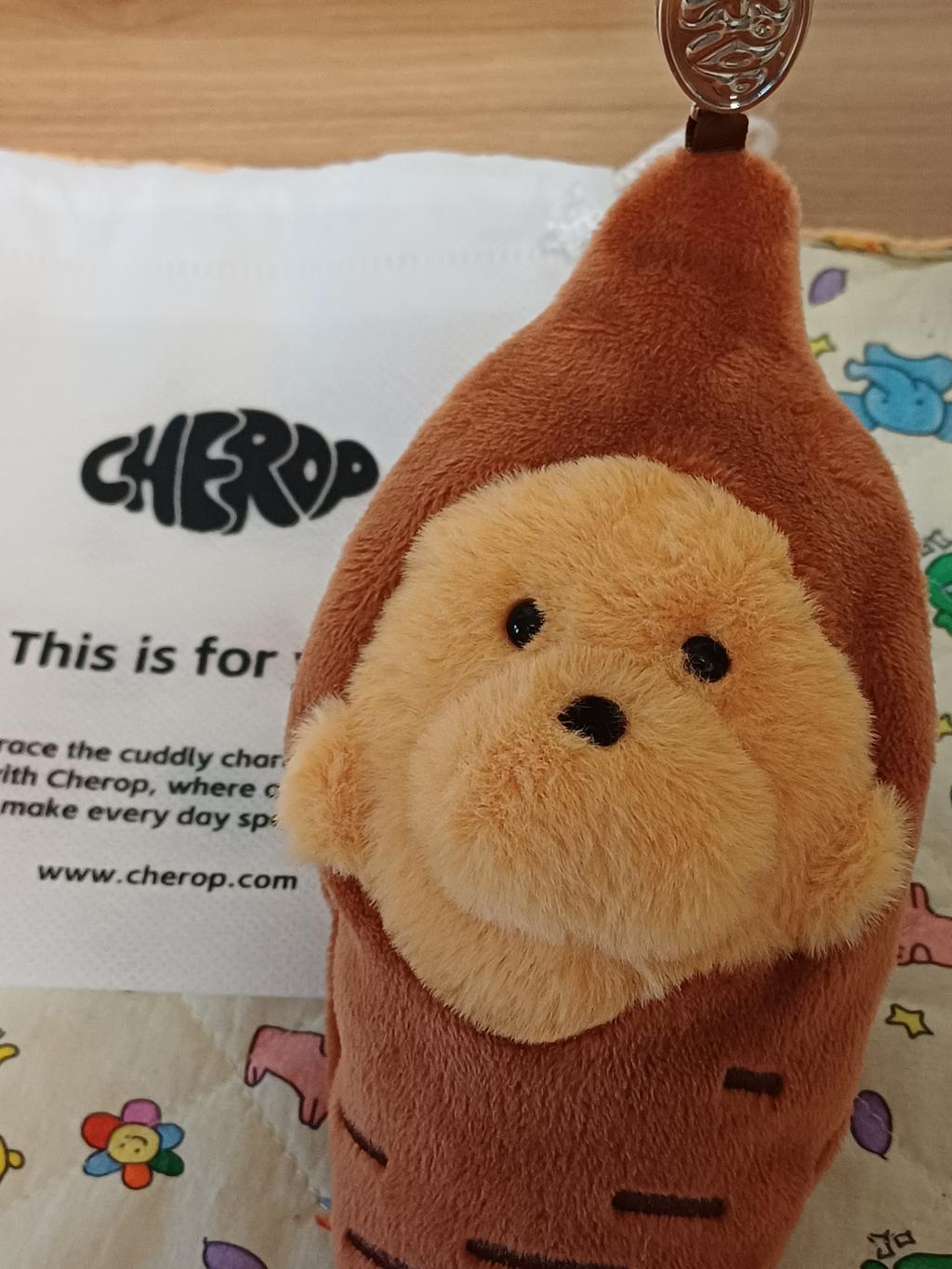 Sweet potato Mongmo Bag Charm : cherop mongmo